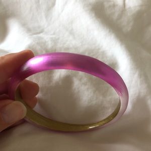 Alexis Bittar bracelet, translucent pink